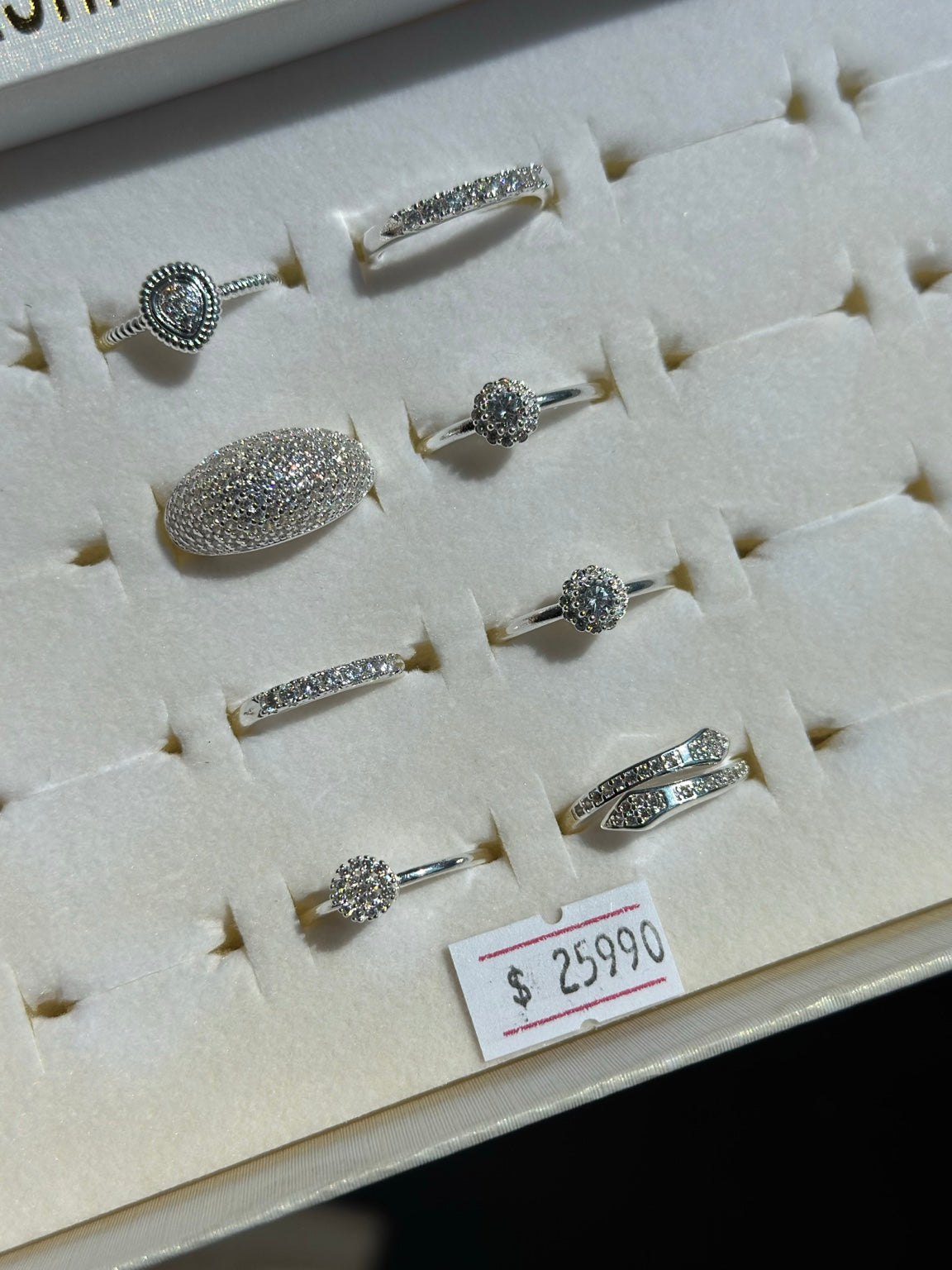 Lote Anillos Crystal