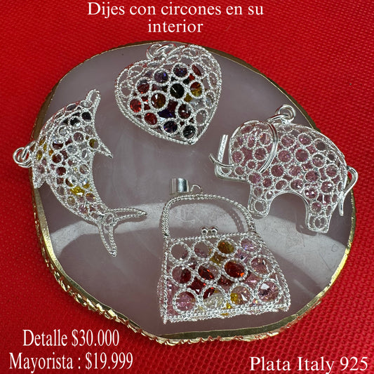 Dijes plata Italy 925