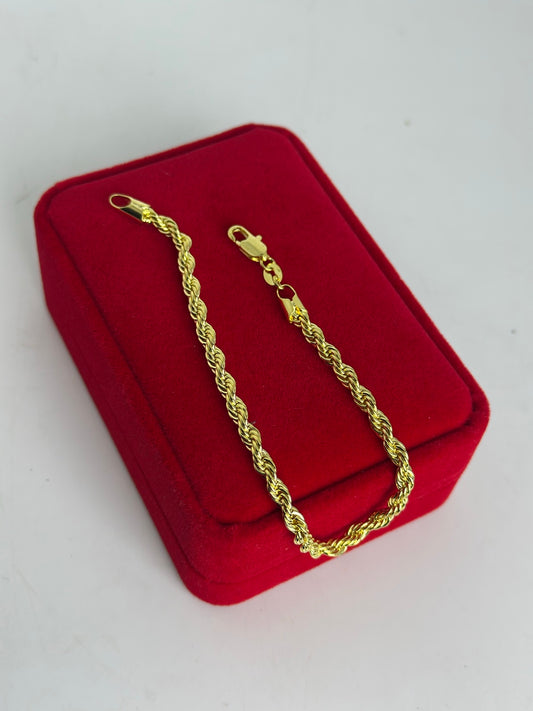 Pulsera Riviera Rope 18K GF